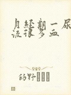 月经期一尿时就流很多血封面