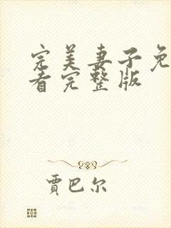 完美妻子免费观看完整版封面