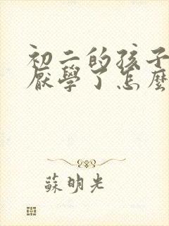 初二的孩子已经厌学了怎么