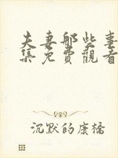 夫妻那些事24集免费观看电视剧