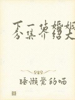 下一站婚姻剧情分集介绍大全