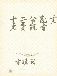 十二公民完整版免费观看