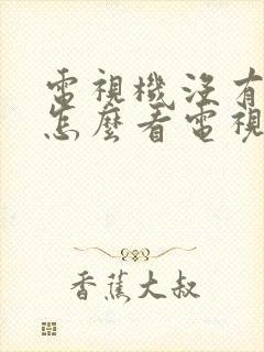 电视机没有网络怎么看电视