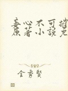 妾心不可摧小说原著小说免费阅读封面