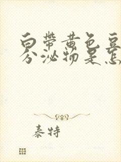 白带黄色豆腐渣分泌物是怎么回事