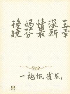 后妈情深王磊杨晓芬最新章节更新