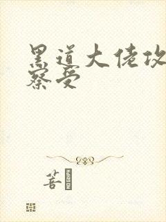 黑道大佬攻×警察受