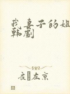 我妻子的姐姐3韩剧