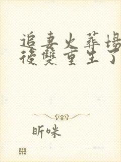 追妻火葬场he后双重生了