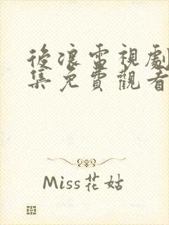 后浪电视剧40集免费观看完整版高清