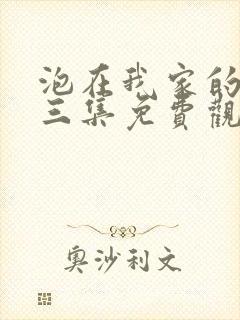 泡在我家的辣妹三集免费观看动漫封面