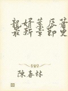 龙婿叶辰萧初然最新章节更新