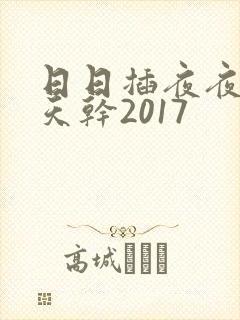 日日插夜夜操天天干2017封面