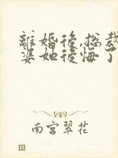 离婚后,总裁老婆她后悔了