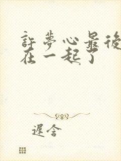 许梦心最后和谁在一起了封面