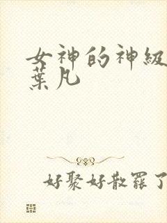 女神的神级保镖叶凡