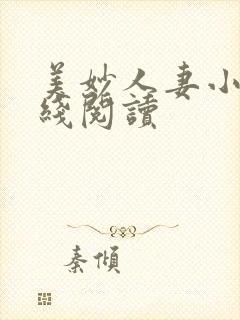 美妙人妻小说在线阅读