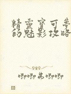 精灵宝可梦漆黑的魅影攻略