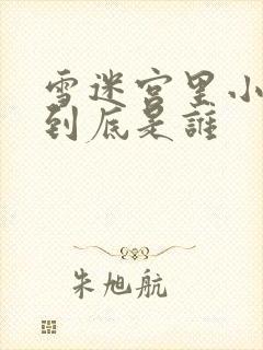 雪迷宫里小马哥到底是谁封面