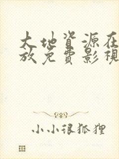 大地资源在线播放免费影视大全