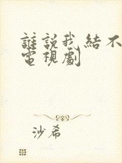 谁说我结不了婚电视剧