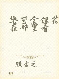 乐可金银花全文在哪里看