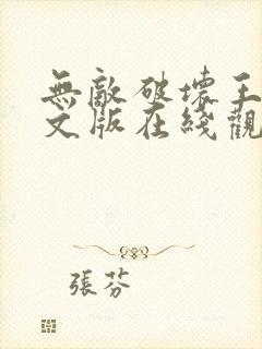 无敌破坏王二英文版在线观看