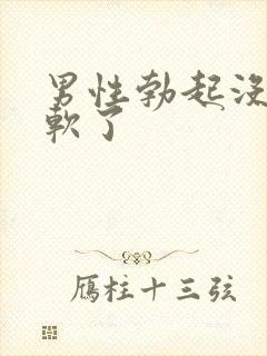 男性勃起没射就软了封面