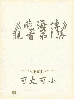 《藏海传》免费观看第1集