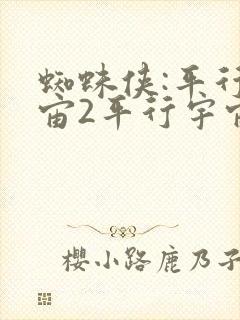 蜘蛛侠:平行宇宙2平行宇宙