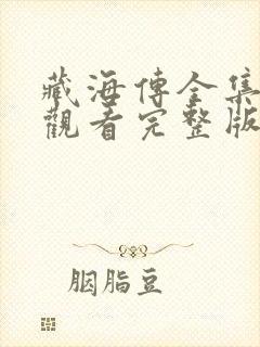 藏海传全集免费观看完整版第34集