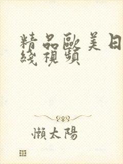 精品欧美日韩在线视频封面