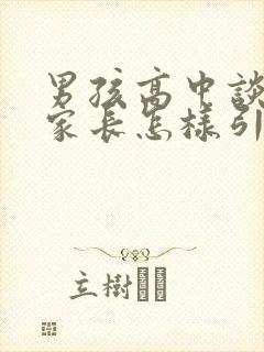 男孩高中谈恋爱家长怎样引导