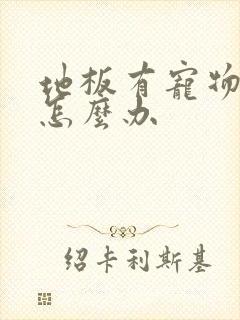 地板有宠物尿味怎么办