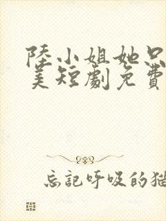 陆小姐她只想独美短剧免费观看封面