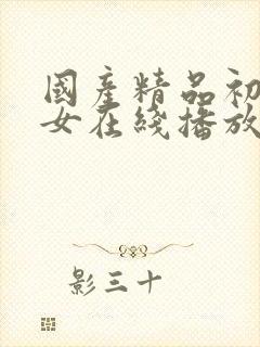 国产精品初高中女在线播放