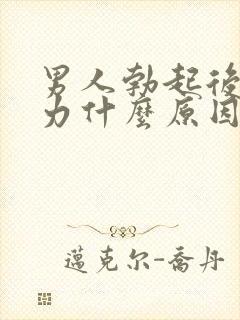 男人勃起后软无力什么原因