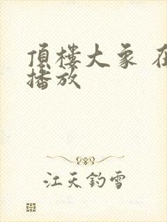 顶楼大象 在线播放