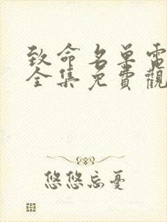 致命名单电视剧全集免费观看