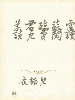 叶君临苏雪儿小说免费阅读最新