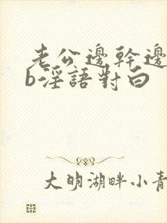 老公边干边说骚b淫语对白