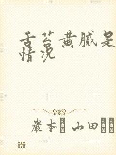 舌苔黄腻是怎么情况封面