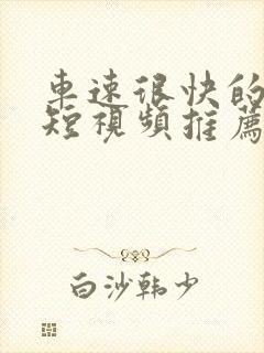 车速很快的百合短视频推荐