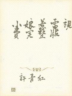 小娘惹电视剧免费完整版