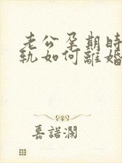 老公孕期时候出轨如何离婚