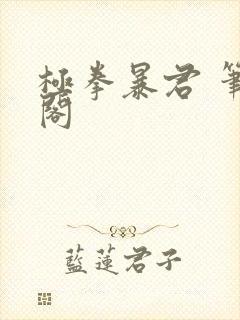 极拳暴君 笔趣阁