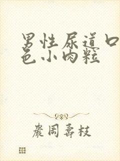 男性尿道口有白色小肉粒