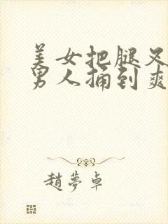 美女把腿叉开让男人捅到爽封面