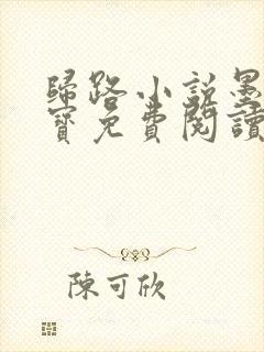 归路小说墨宝非宝免费阅读