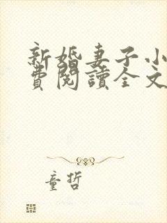 新婚妻子小说免费阅读全文最新章节